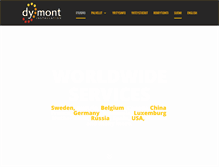 Tablet Screenshot of dymont.fi